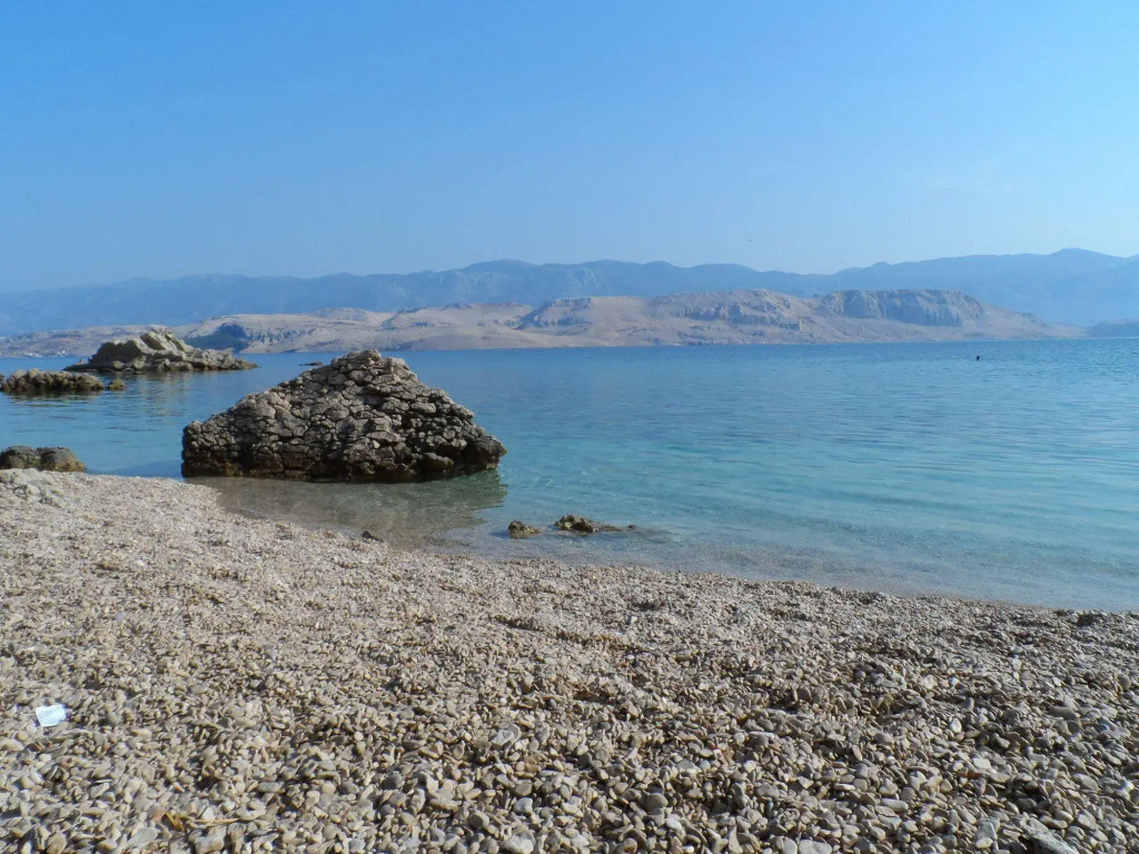 Villa Galeb Pag - at the main Beach