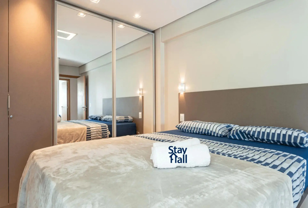 Flat Luxo-Beach Class-Piscina-Beira-Mar- SH042