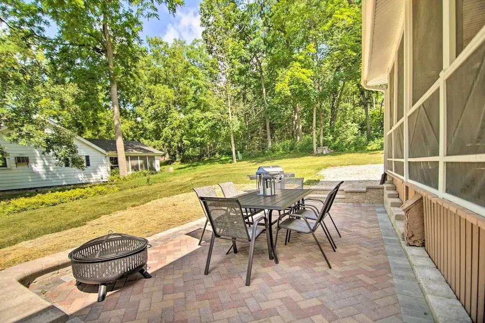Sun-lit Lake Geneva Sanctuary w/ BBQ Patio!