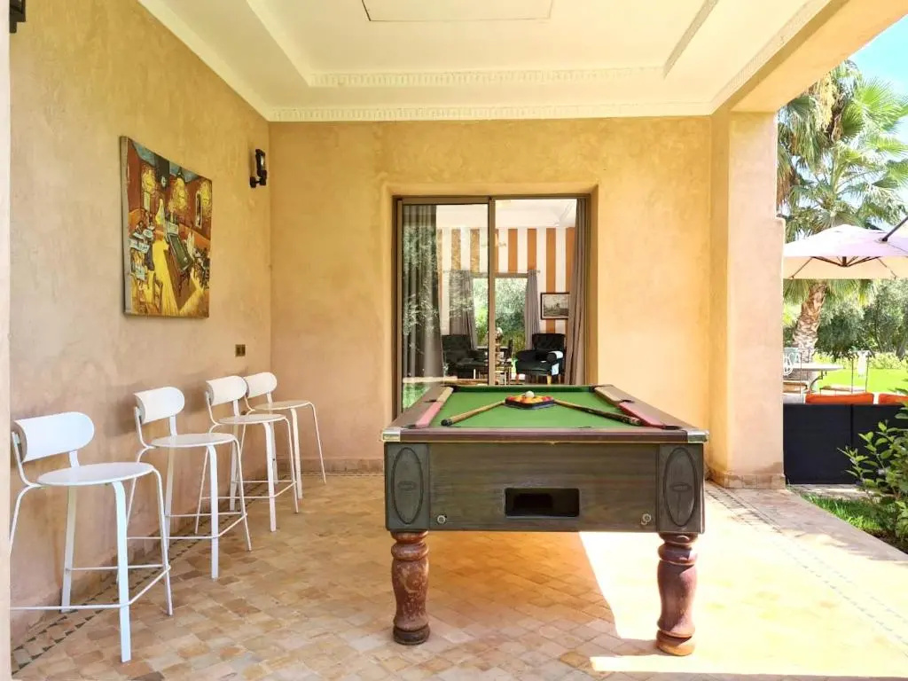 5 bedrooms villa with private pool enclosed garden and wifi at Marrakech