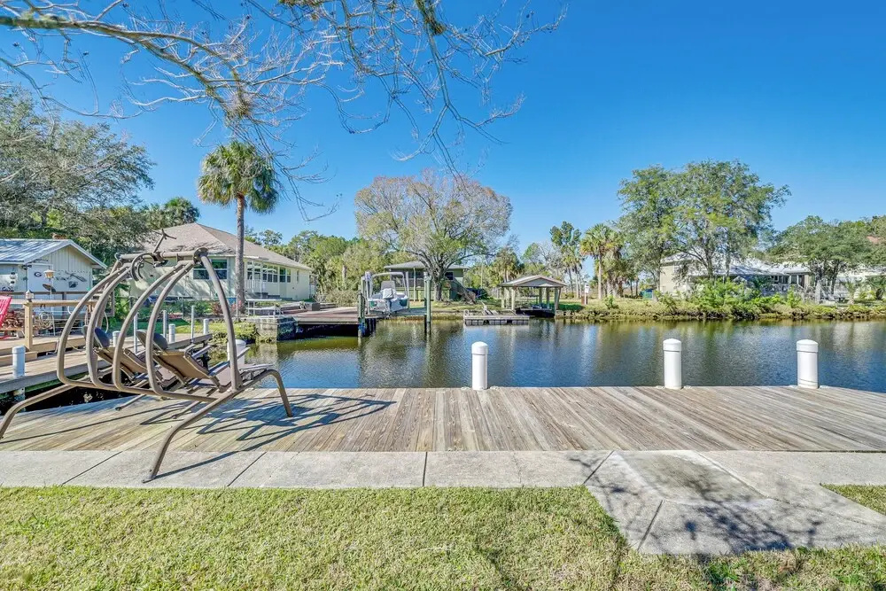 Riverfront Home With Private Dock, Fire Pit!
