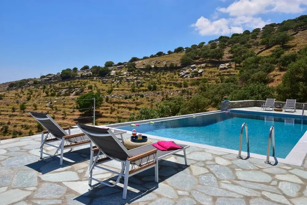 Villa With 5 Bedrooms in Kea, With Wonderful sea View, Private Pool, E