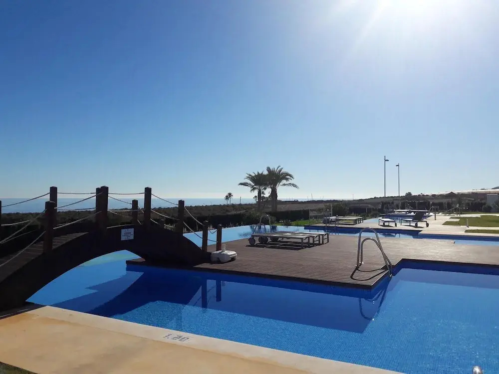 Apartment With 2 Bedrooms in San Juan de los Terreros, With Wonderful sea View, Shared Pool, Enclosed Garden - 100 m From the Beach