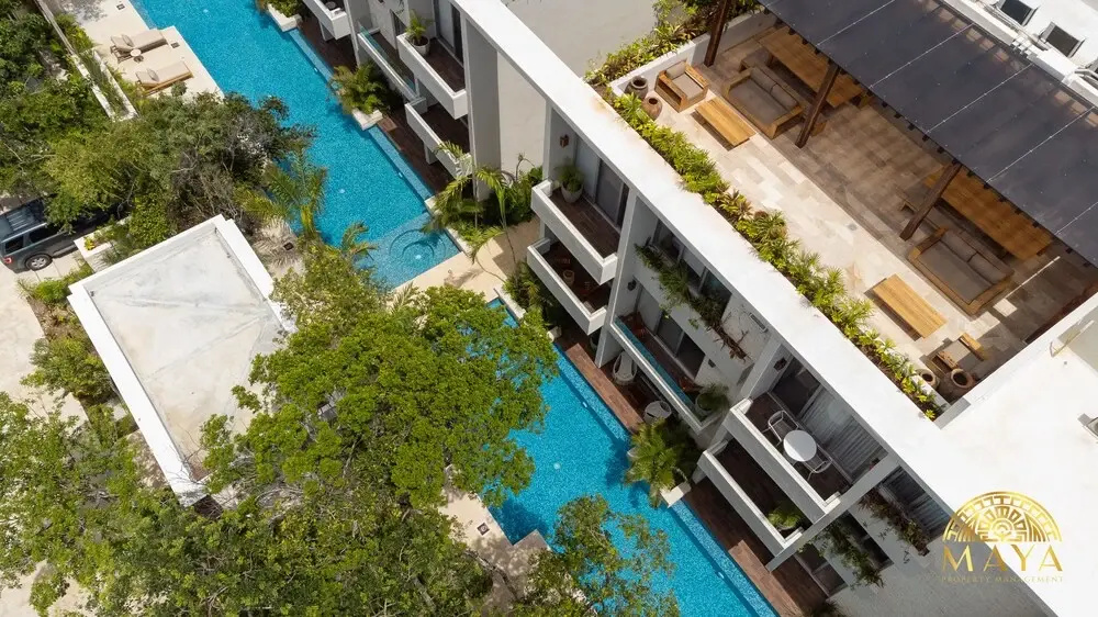 NHOA 102A Lux 2BR Condo Plunge Pool in Aldea Zama
