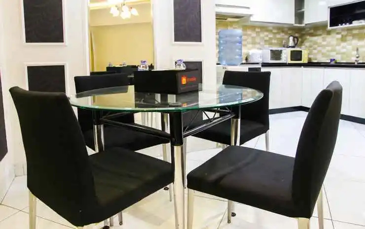 3BR with City View at Sudirman Condominium Apartment by Travelio