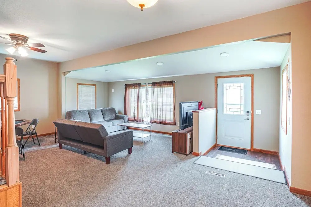 Serene Devils Lake House w/ Deck + Fire Pit!