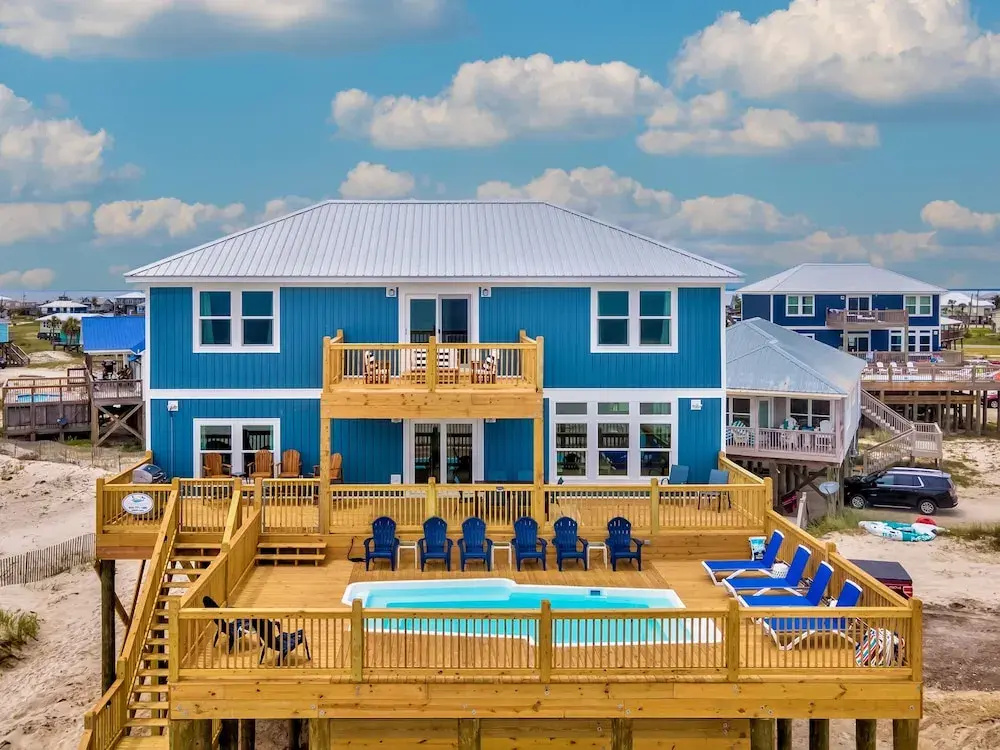 Island Time Vi - Gulf Front! Private Heated Pool - Gulf View Balcony - 2 Master Suites! 6 Bedroom Home by RedAwning