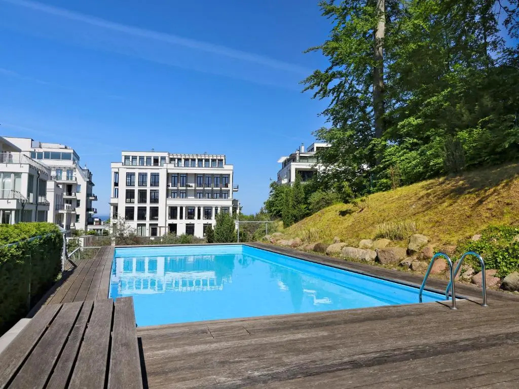 Villa Paula in Sellin - Penthouse mit Kamin und Dachterrasse