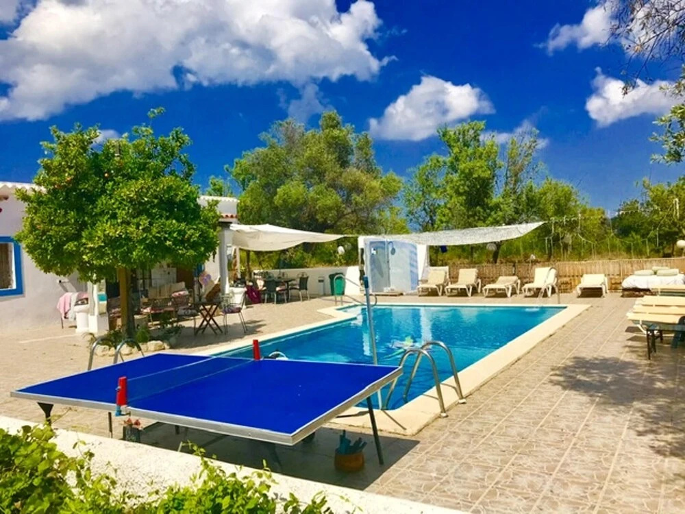 Studio in Ibiza, Santa Eulària Des Riu, with Wonderful Mountain View, Private Pool, Enclosed Garden - 4 Km From the Beach