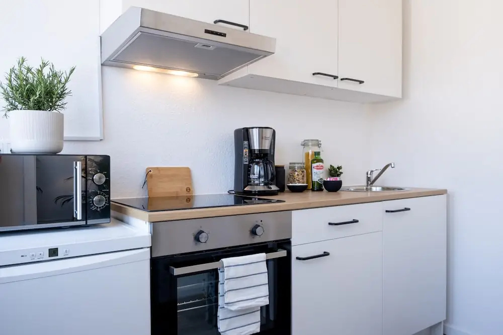 Helles Design-Appartement an der Messe