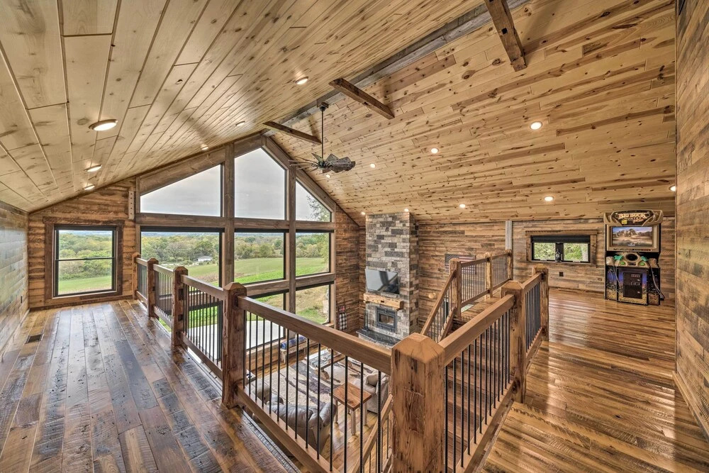 Galena Cabin w/ Wraparound Porch & Game Room!