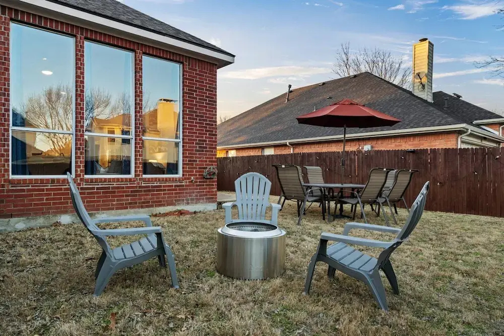Stylish One Level Home Ping Pong Foosball Yard