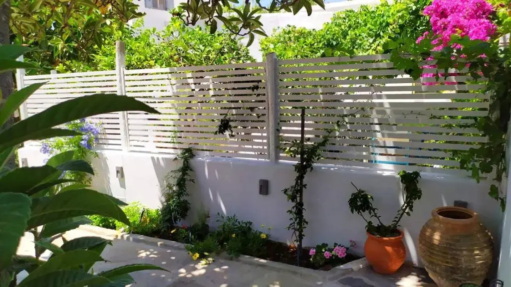 Almond trees house