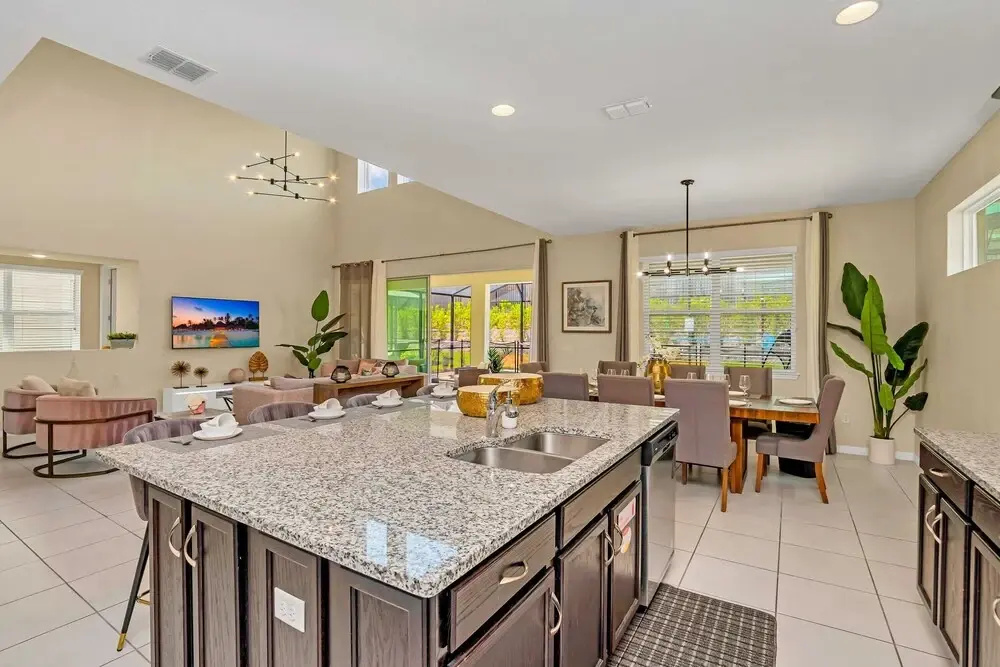 Luxurious Villa with Modern Decor and Huge Pool in Upscale Resort! #6S820