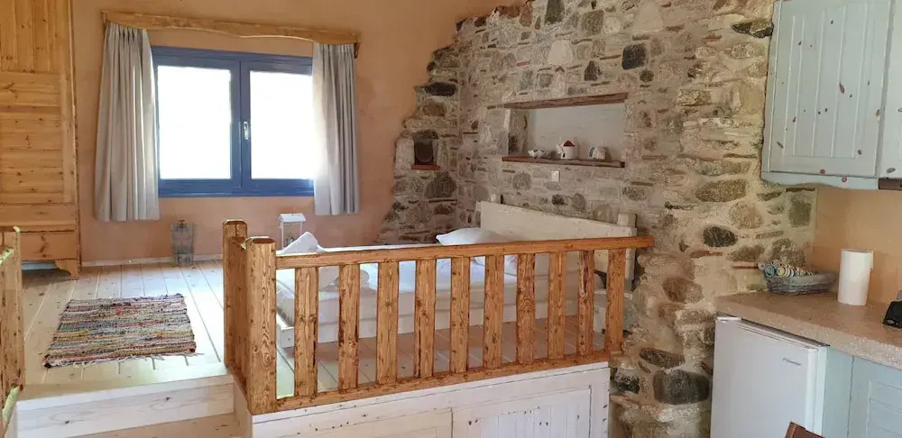 Chaihoutes stone villa into Olive farm in Zia
