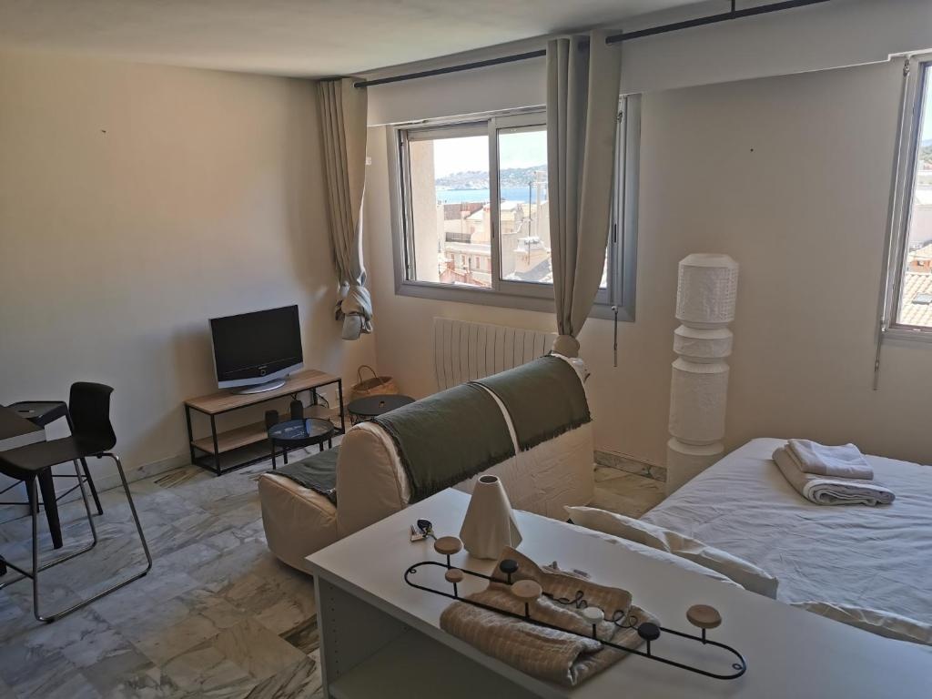 Studio avec vue