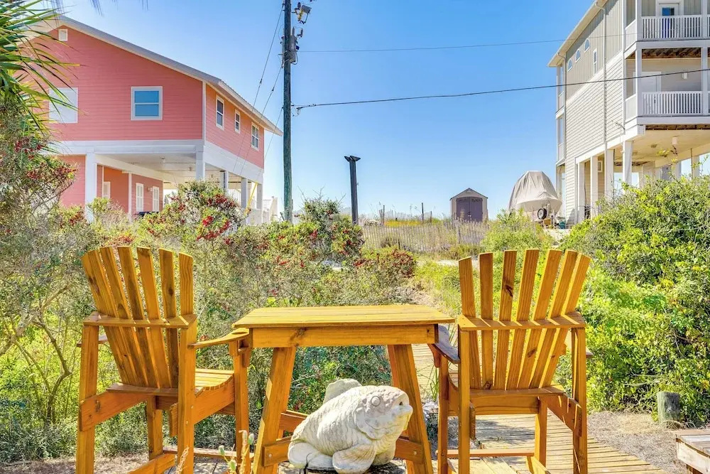 Walk to Shore: Ocean View Cape San Blas Townhome