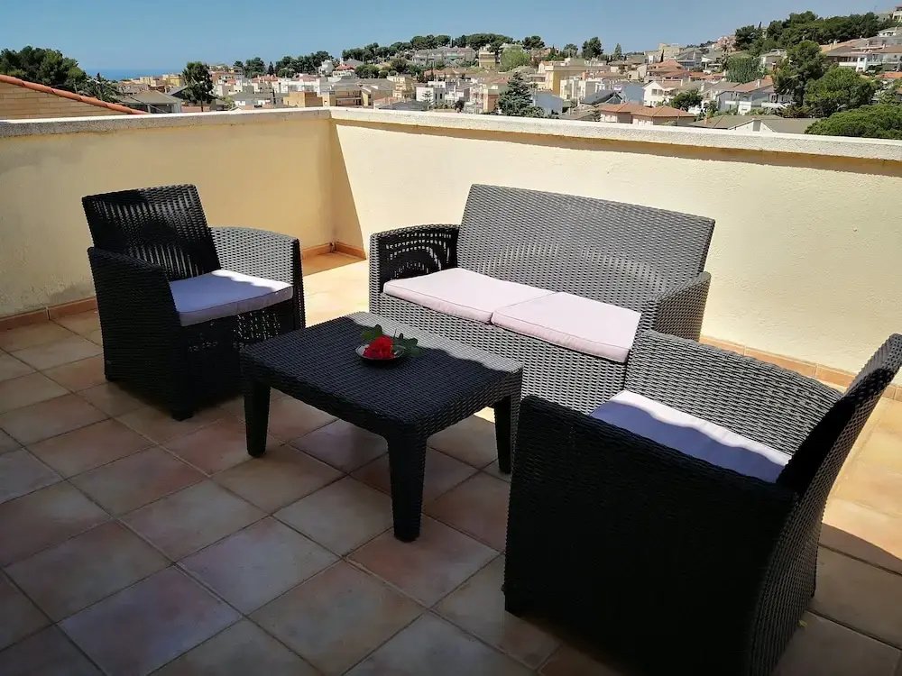 Villa con vistas piscina y relax
