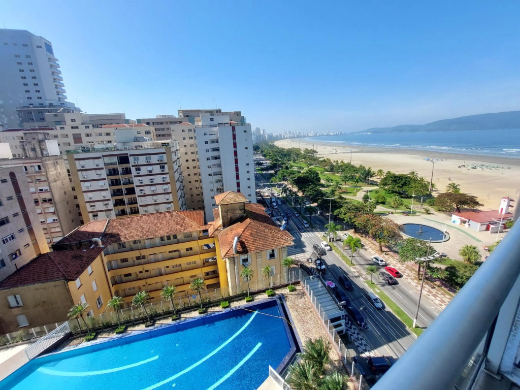 Book Santos - Unlimited 901 - Frente Mar com Vista Panorâmica