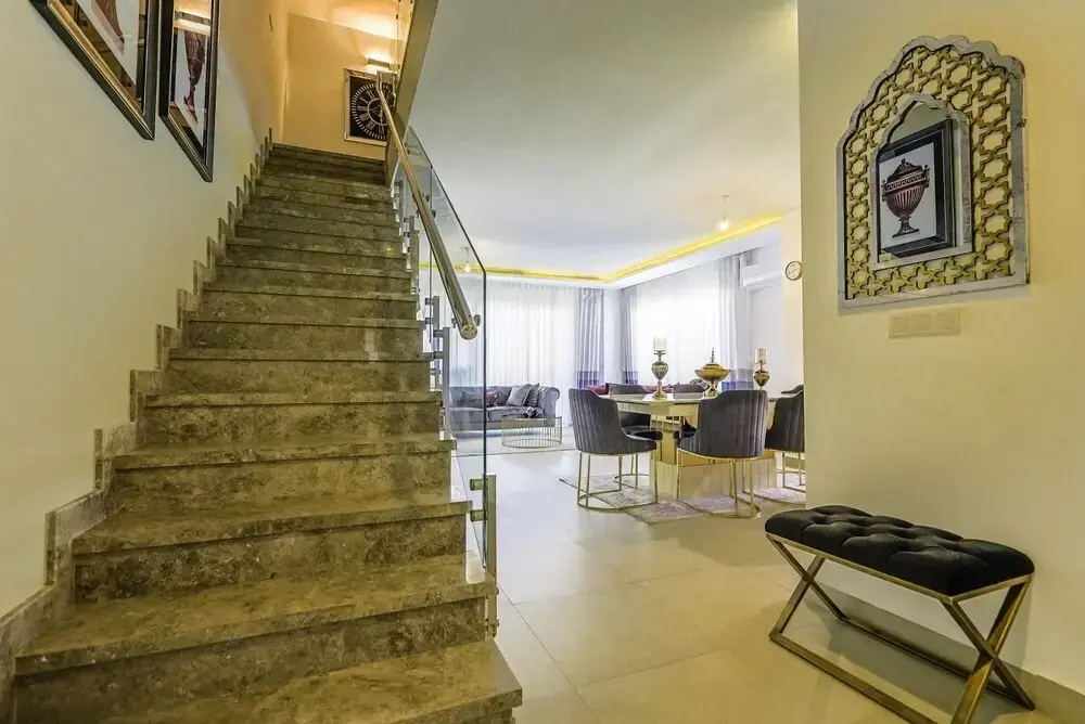 Sea View Stylish Flat w Shared Pool in Alanya