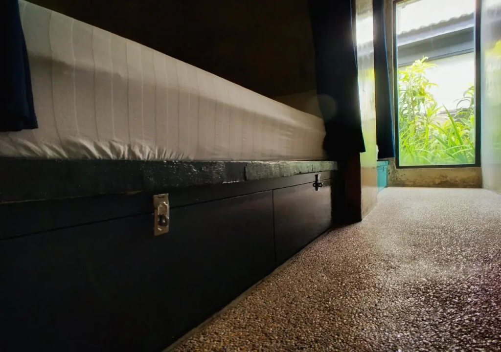Beds In Garden Hostel