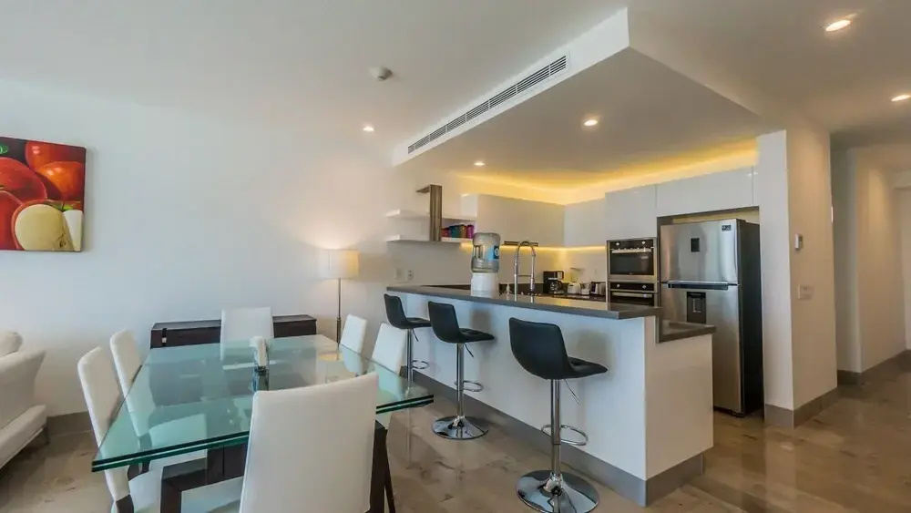 Contemporary Design Oceana 422 Playa del Carmen Condo by RedAwning