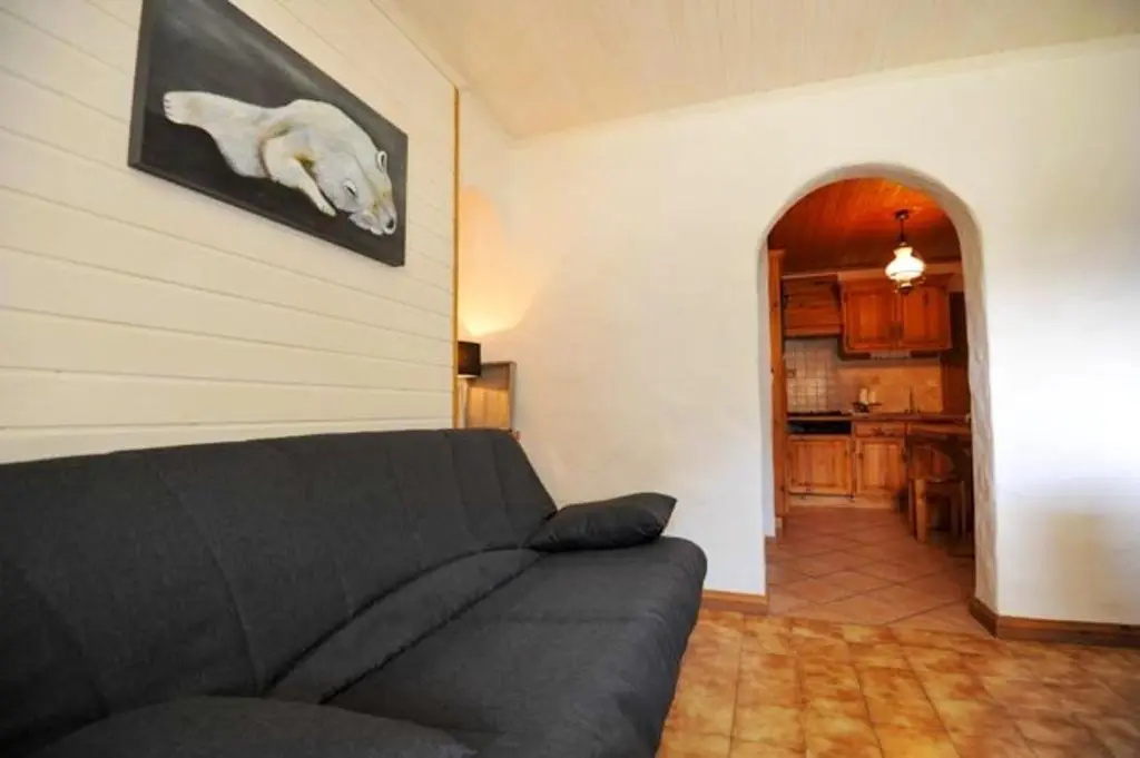 Appartement de 2 chambres a Champagny en Vanoise a 40 m des pistes avec jardin clos et wifi