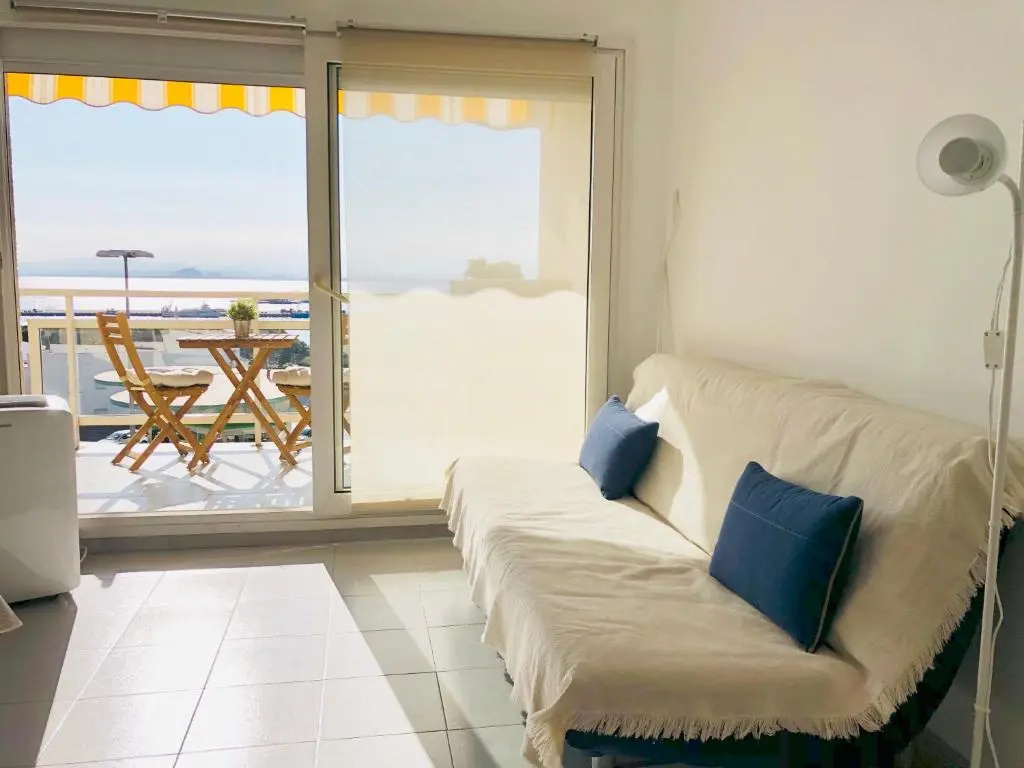 ROC MAR 3 3D - Apartamento cerca del centro y de la playa - terraza con vistas al mar y al puerto