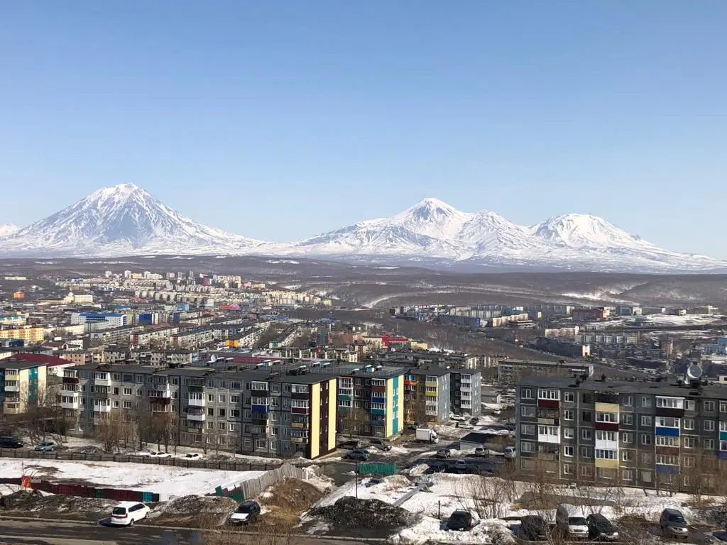 Квартира с видом на вулканы