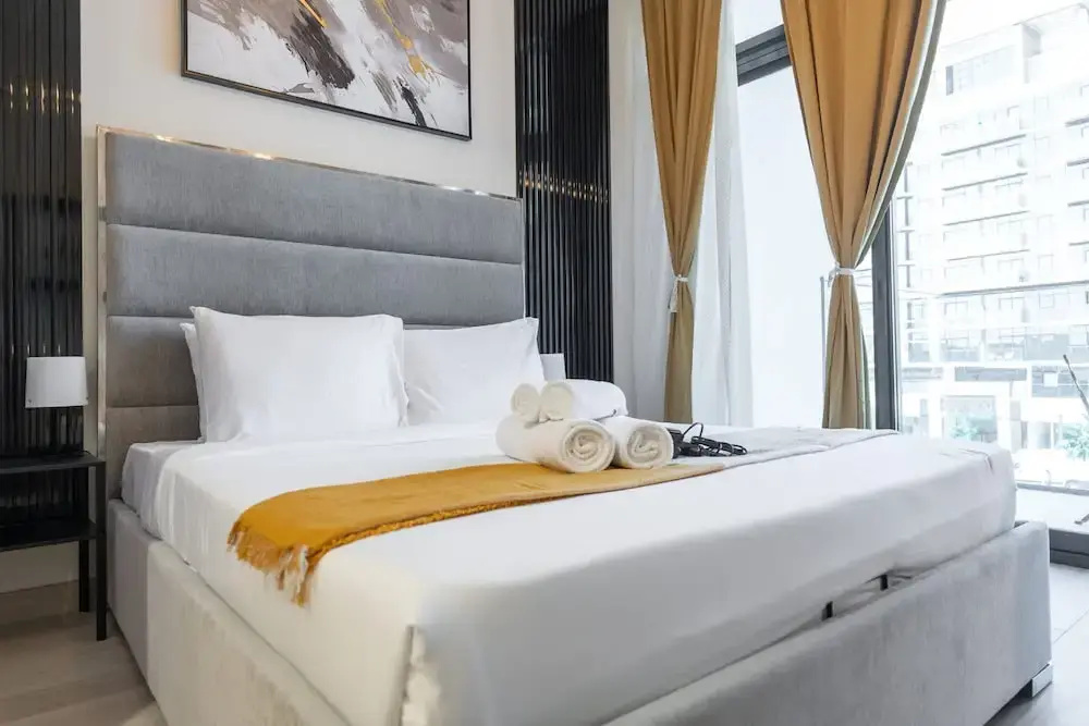 Homey Studio Apartment Perfect for 2 at Azizi Riviera 46