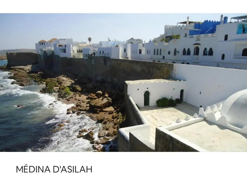 TANGER/ASILAH: APPART 50m2 FACE MER ET PISCINES, 5 PLACES, TOUT ÉQUIPÉ+WIFI+CLIM
