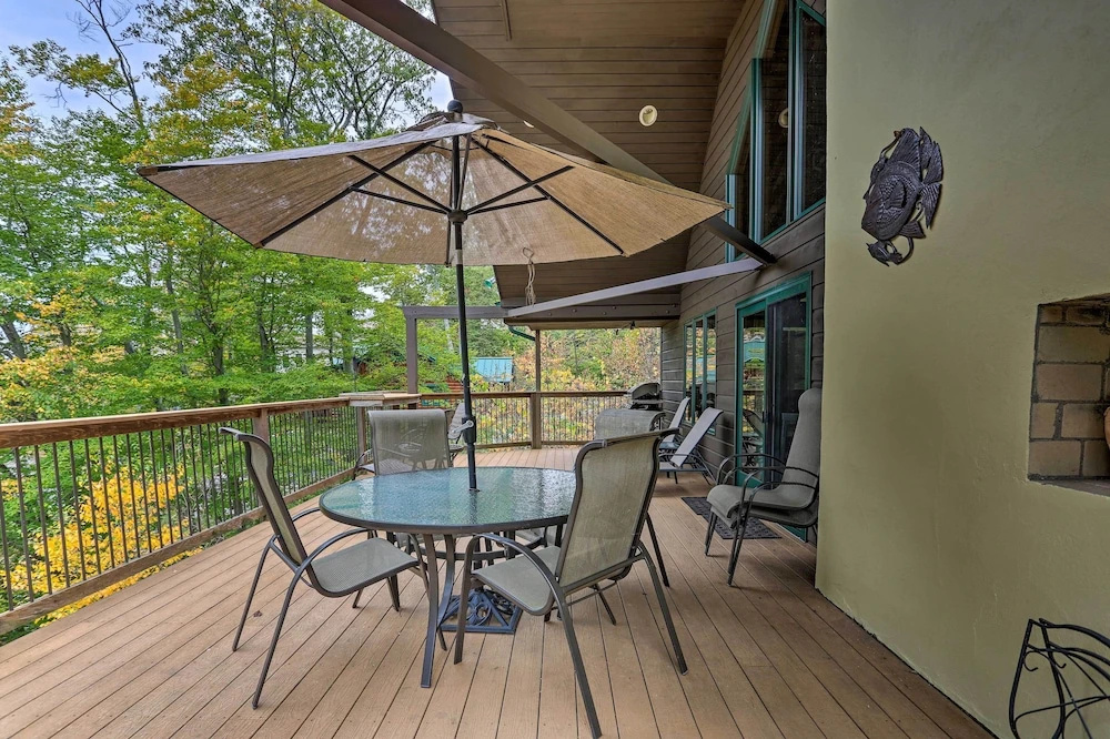 Waterfront Highland Lake Home w/ Deck + Dock