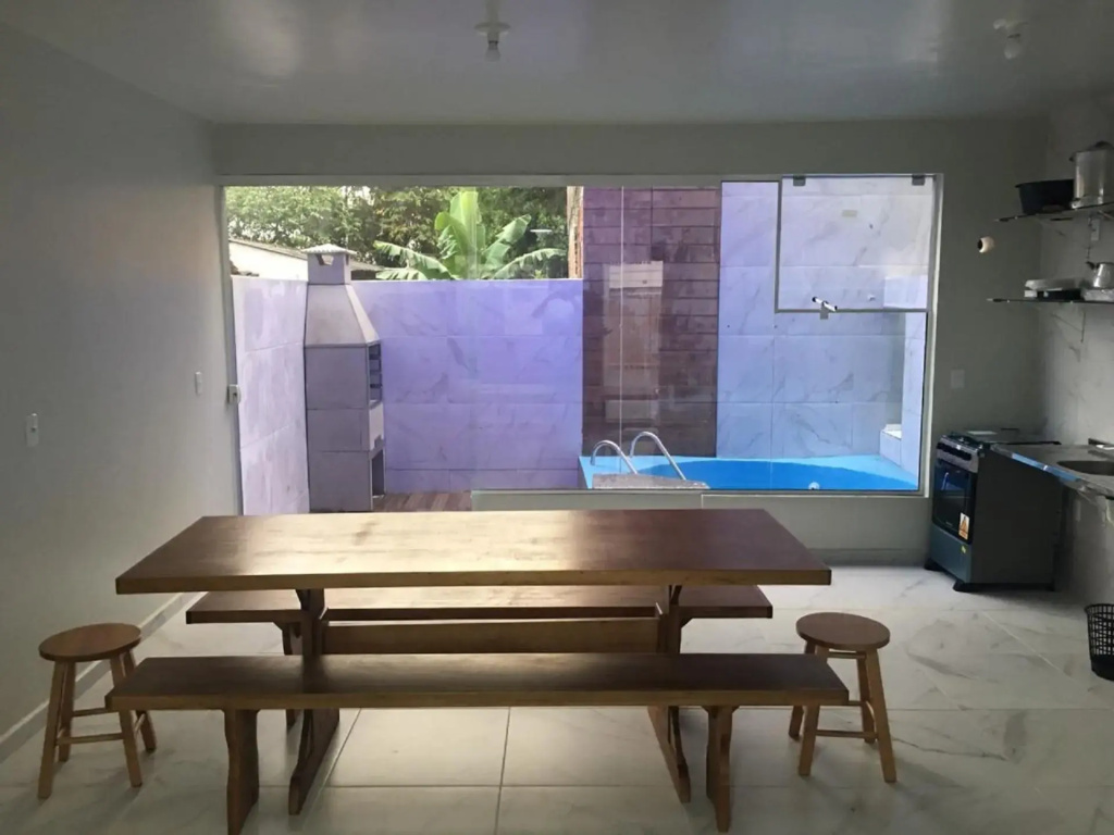 RL - CASA PISCINA PRIVATIVA COM 3 BWC, AR, WI-FI, ATÉ 16 PESSOAS BRUNO KLEMTZ - 10 x sem juros no cartao