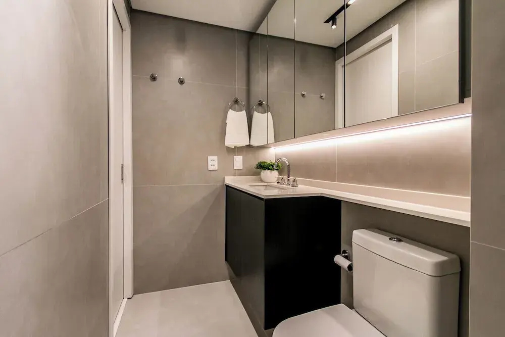Apartamento Climatizado com Garagem em Alphaville