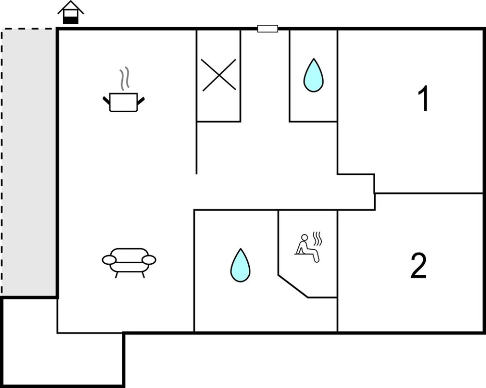 2 Bedroom Pet Friendly Home In Dagebüll