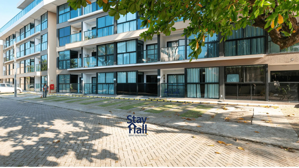 Flat 1 Qts Maracaipe Piscina na Cobertura-SH072M