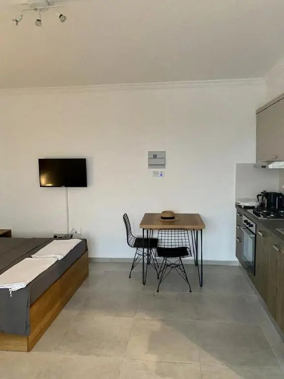 Sleek Flat With Shared Pool and Sea View in Iskele