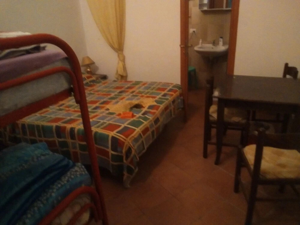 Single room with shared bathroom