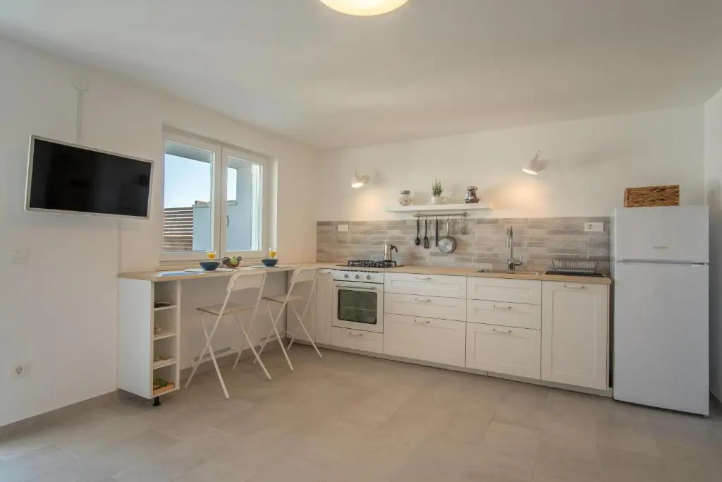 A White Cliffside Studio