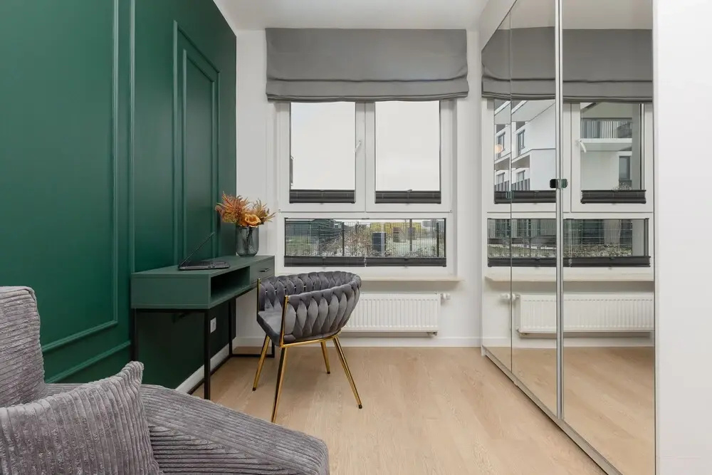 Dark Green Apartment by Renters