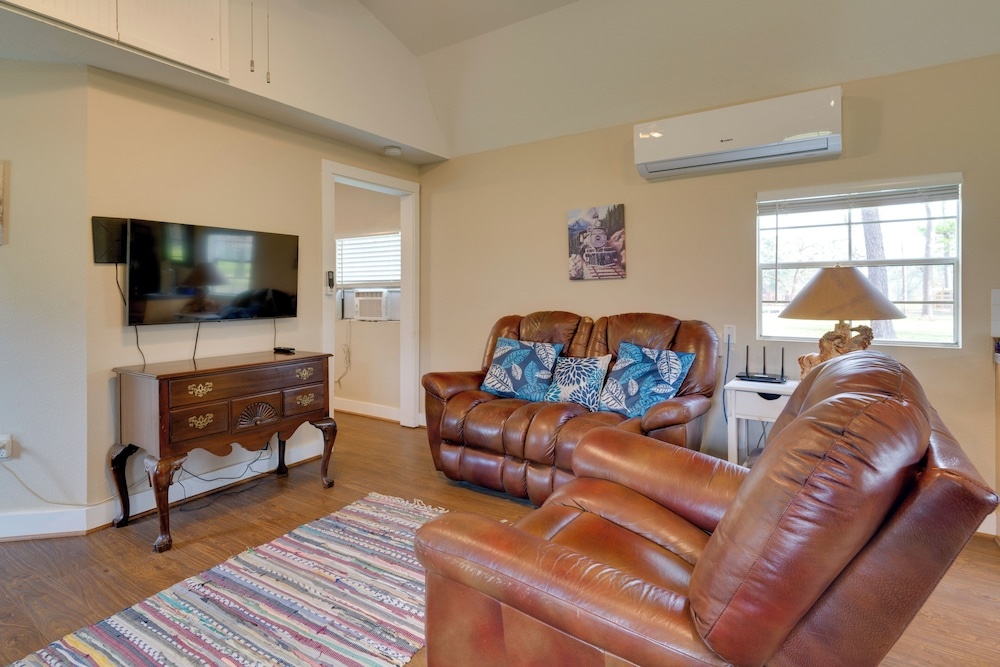 Plantersville Cabin on 50 Acres w/ Pond & Fire Pit