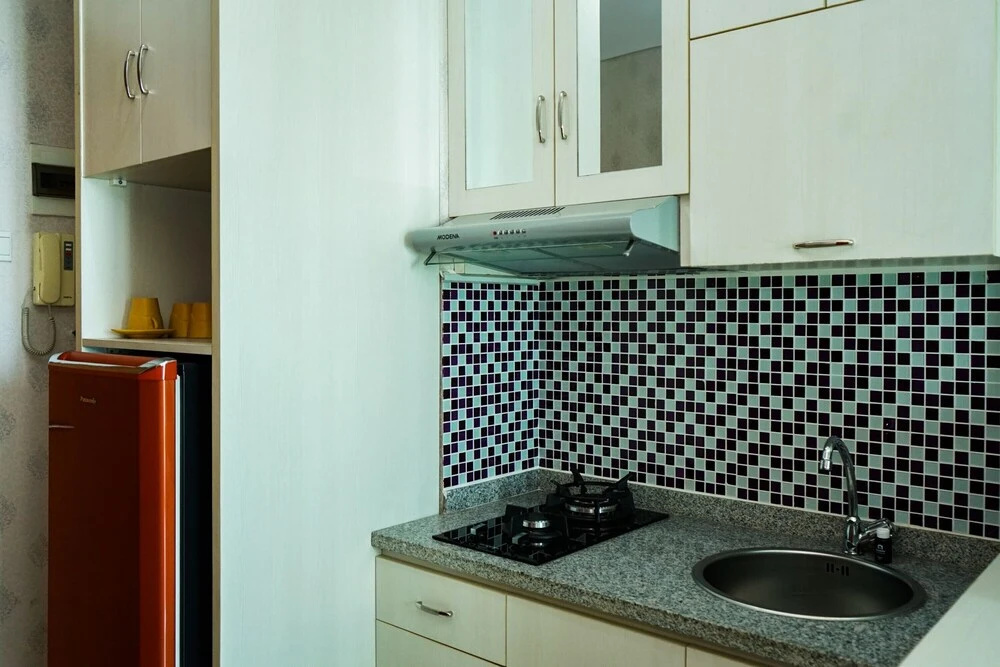 City View 1BR Apartment at Woodland Park Residence