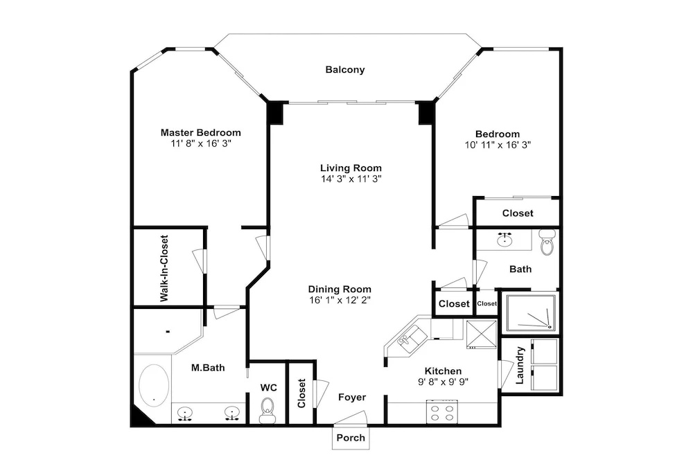 Silver Beach Towers #1805e