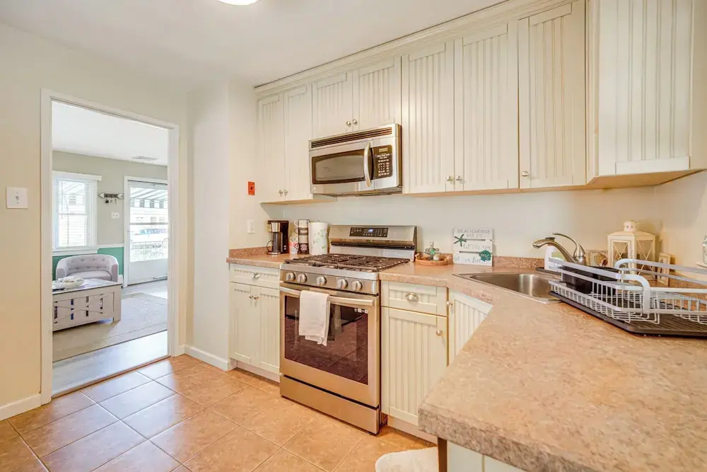 1 Block to Brigantine Beach: Breezy Home w/ Patio!