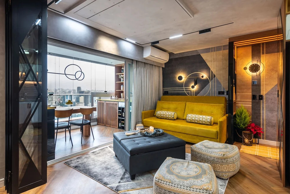 Stunning Views | Luxurious Apartment with Marginal Pinheiros View at River One Residencial by Okaeri Home Apartments