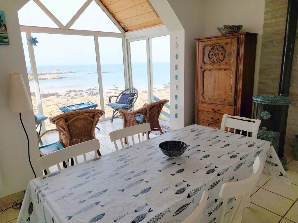 Fisherman's House in Brittany by the Sea