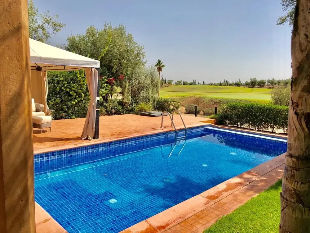 Villa With 3 Bedrooms in Marrakesh, With Wonderful Mountain View, Private Pool, Enclosed Garden - 30 km From the Slopes