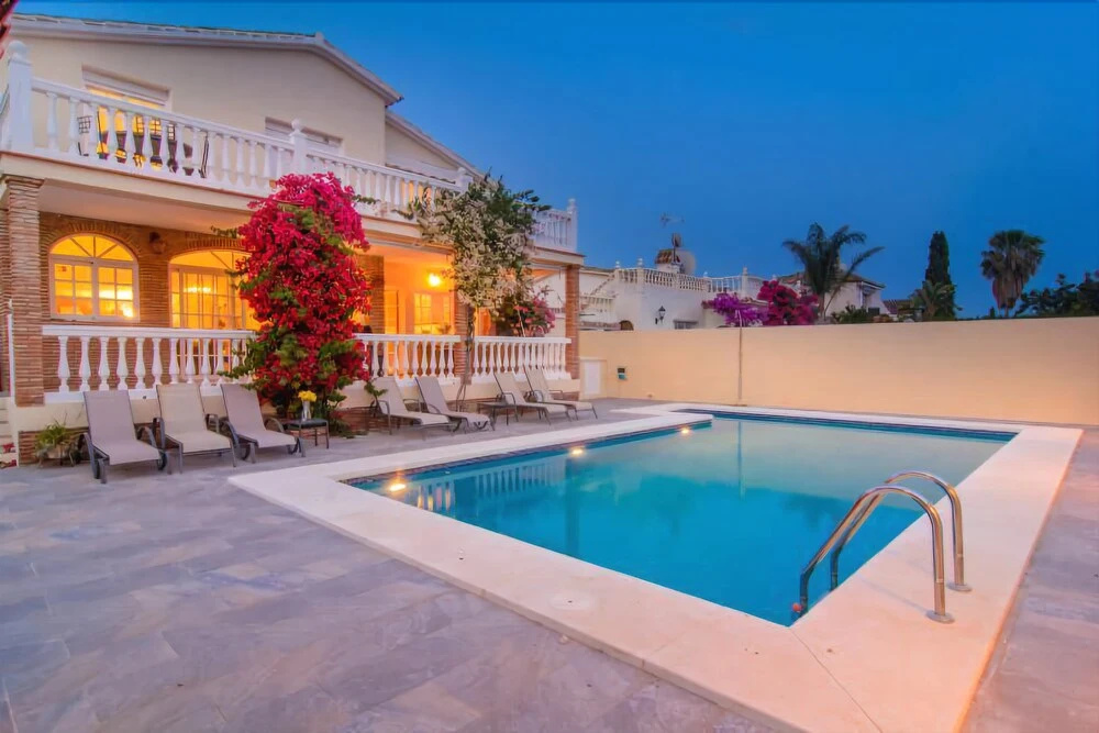 Beach front villa with private pool