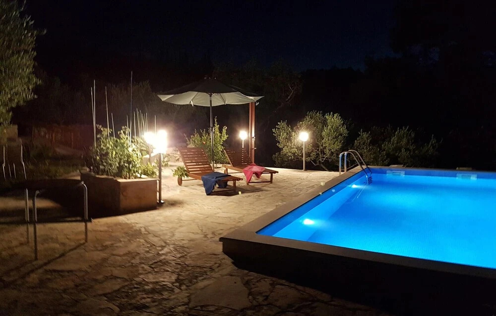 Stunning Home in Koricenica With 1 Bedrooms, Outdoor Swimming Pool and Wifi