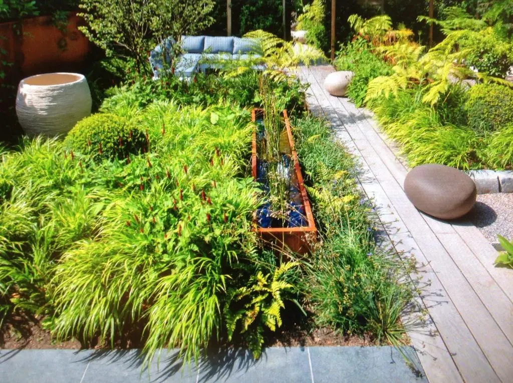 Bed and garden